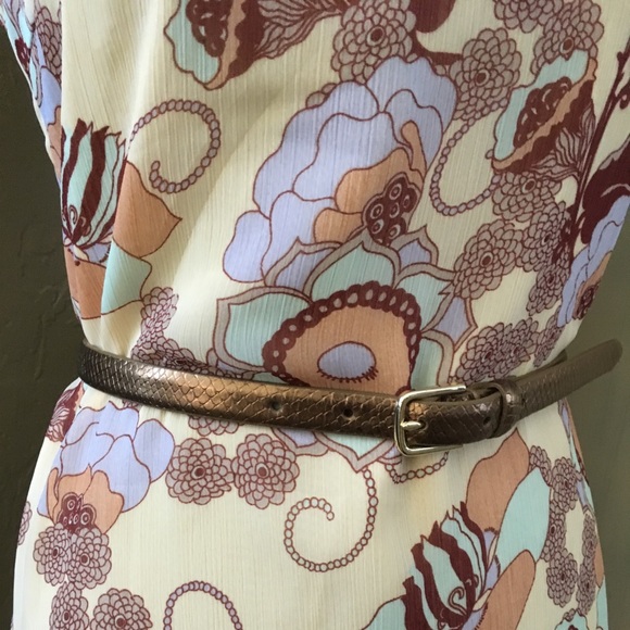 Talbots Skinny Leather Belt - Picture 5 of 6